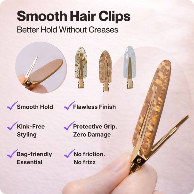 ManeRowe Smooth Hair Clips - 4 pack